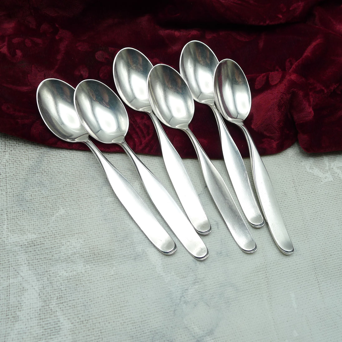 Wilkens Constanze 6 Kaffeelöffel 13,9cm 90 versilbert