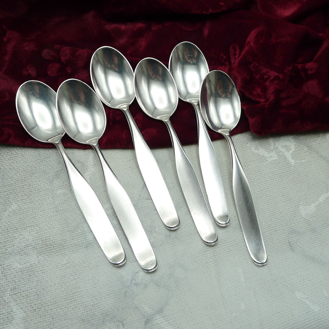 Wilkens Constanze 6 Kaffeelöffel 13,9cm 90 versilbert