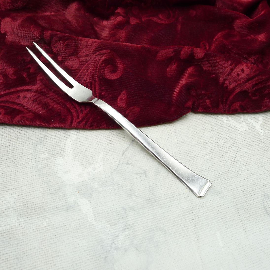 WMF 2500 Art Deco Fleischgabel 90 versilbert