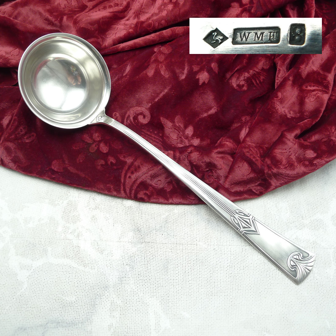 WMF 44 Jugendstil Suppenkelle versilbert