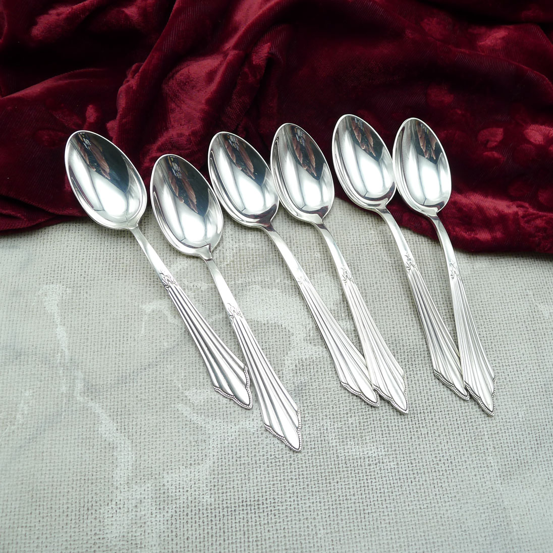 WMF 900 Fächer 6 Teelöffel 12,5cm 90 versilbert