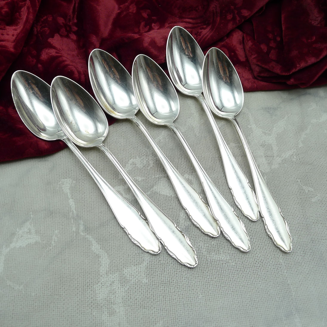 WMF 2200 6 Dessertlöffel 18,5cm 90 versilbert