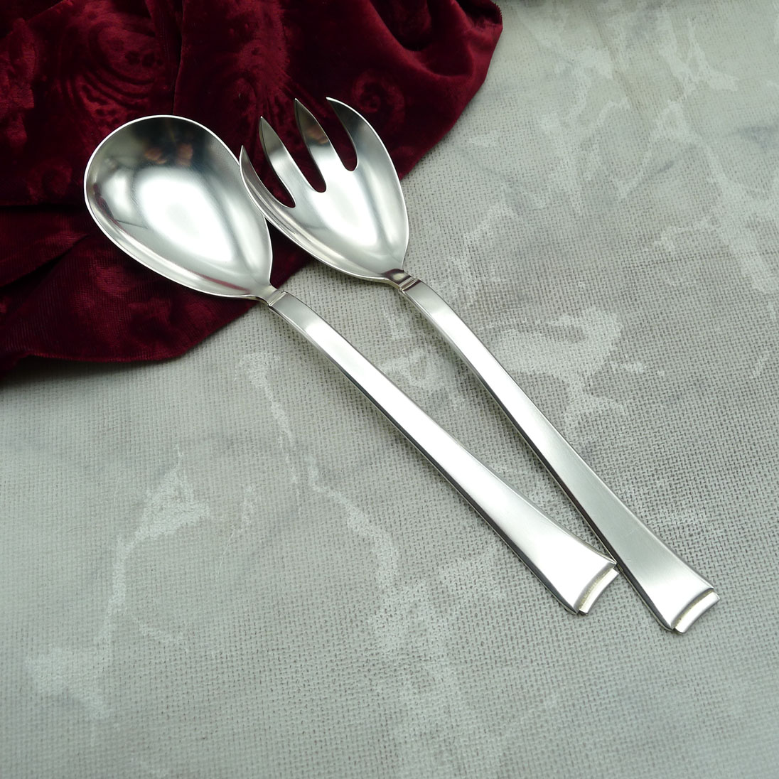 WMF 2500 Art Deco Salatbesteck 90 versilbert