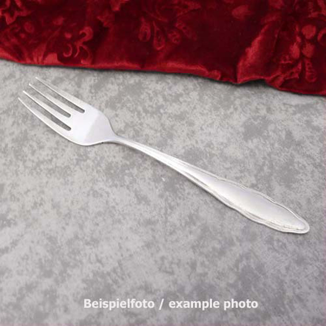 WMF 1500 Chippendale Fischgabel 18,2cm 90 versilbert