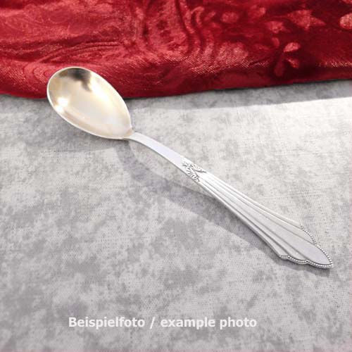 WMF 900 Fächer Eislöffel Schwalbe vergoldet 13,1cm versilbert
