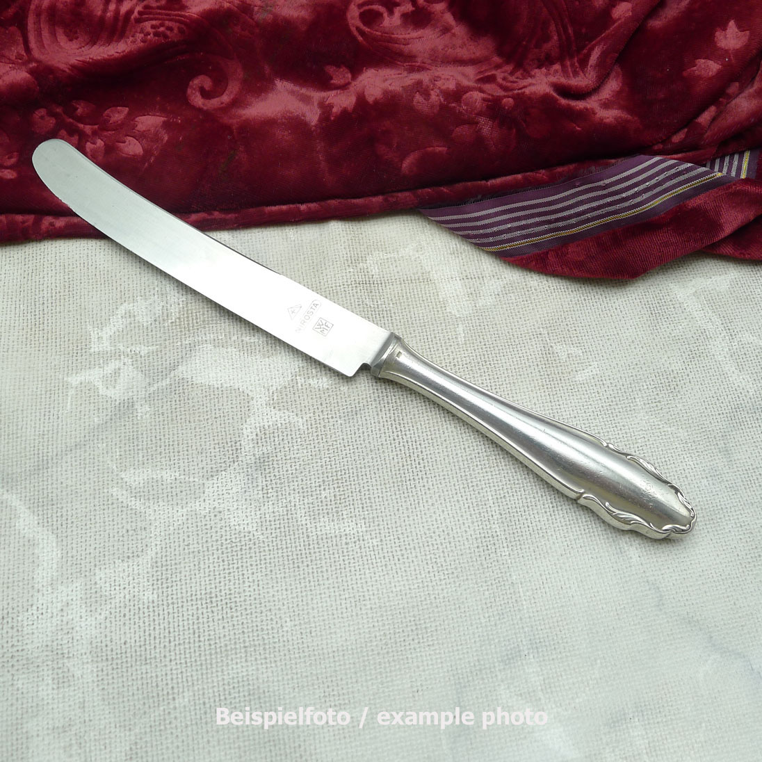 WMF 2200 Tafelmesser 25,4cm Nirosta 90 versilbert