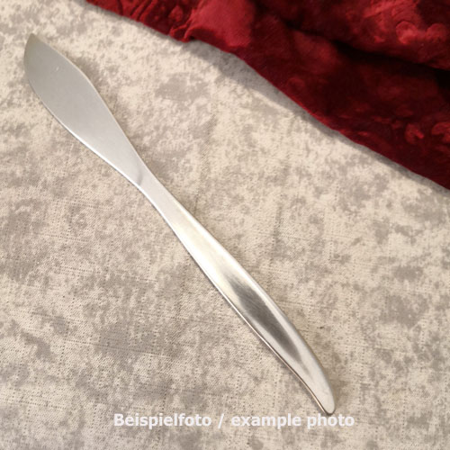 WMF Stockholm Fischmesser 19,9 cm 90 versilbert gebogen