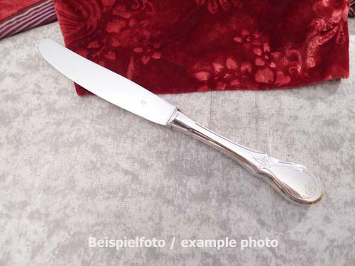 WMF Würzburger Gravur Tafelmesser 22,6cm 90 versilbert