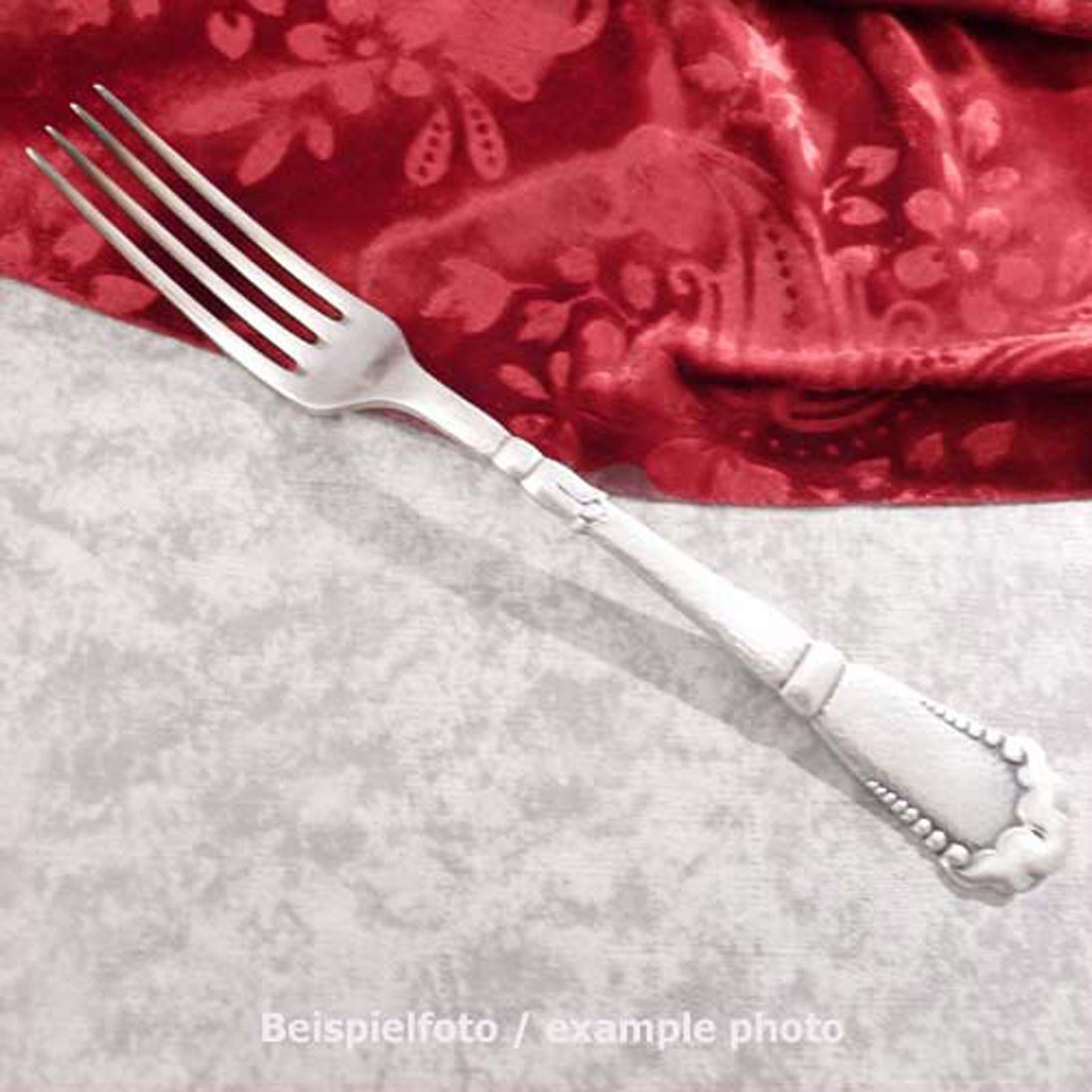 Wellner 344 Tafelgabel 21,6cm versilbert
