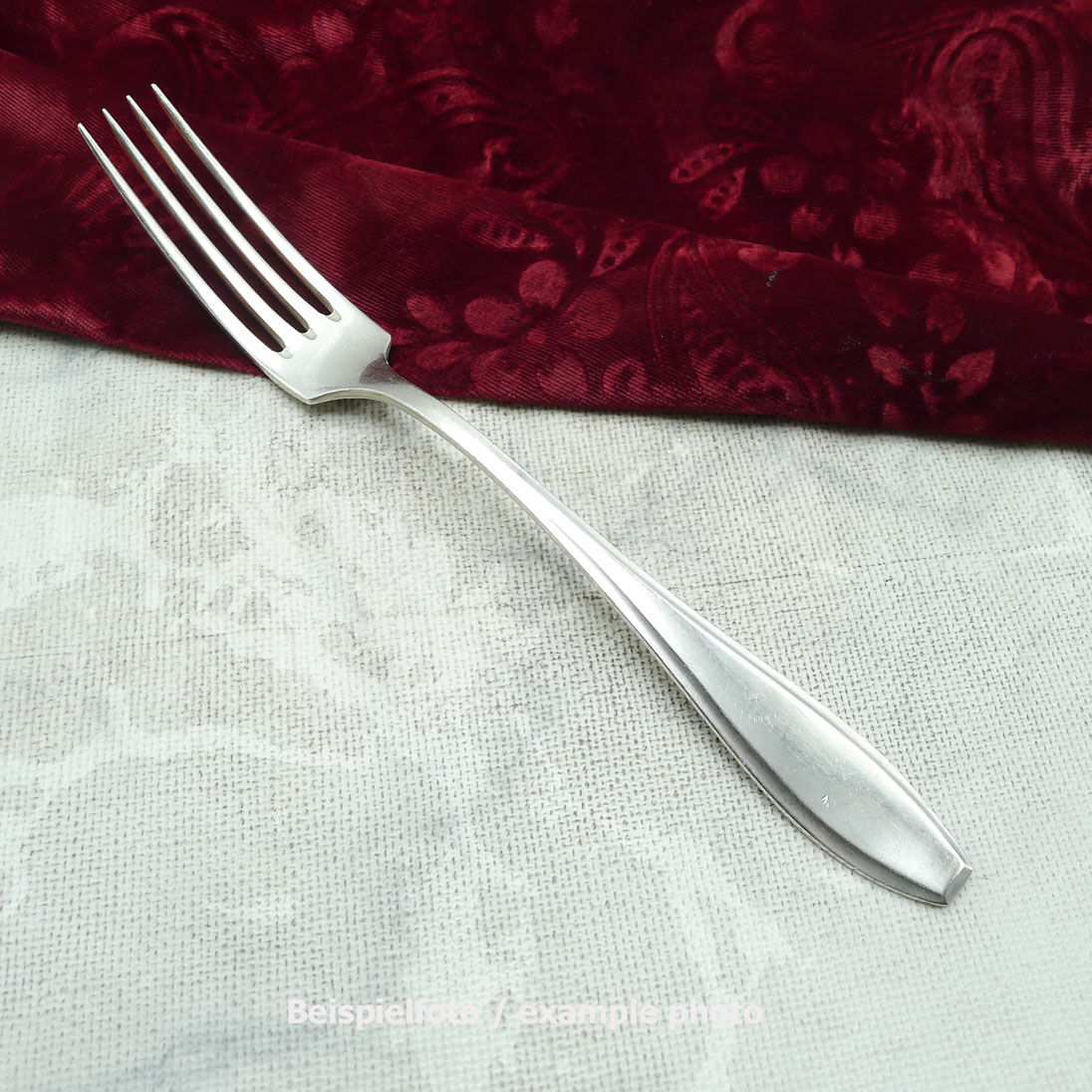 Wellner Art Deco Tafelgabel 21,2cm 90 versilbert