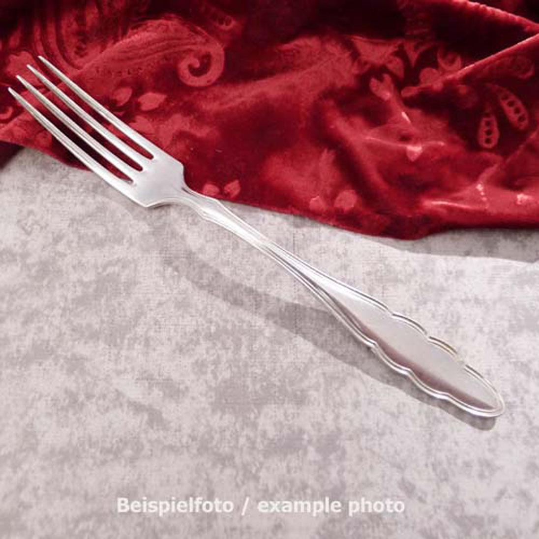 Wellner Chippendale Tafelgabel 21,2cm 90 versilbert