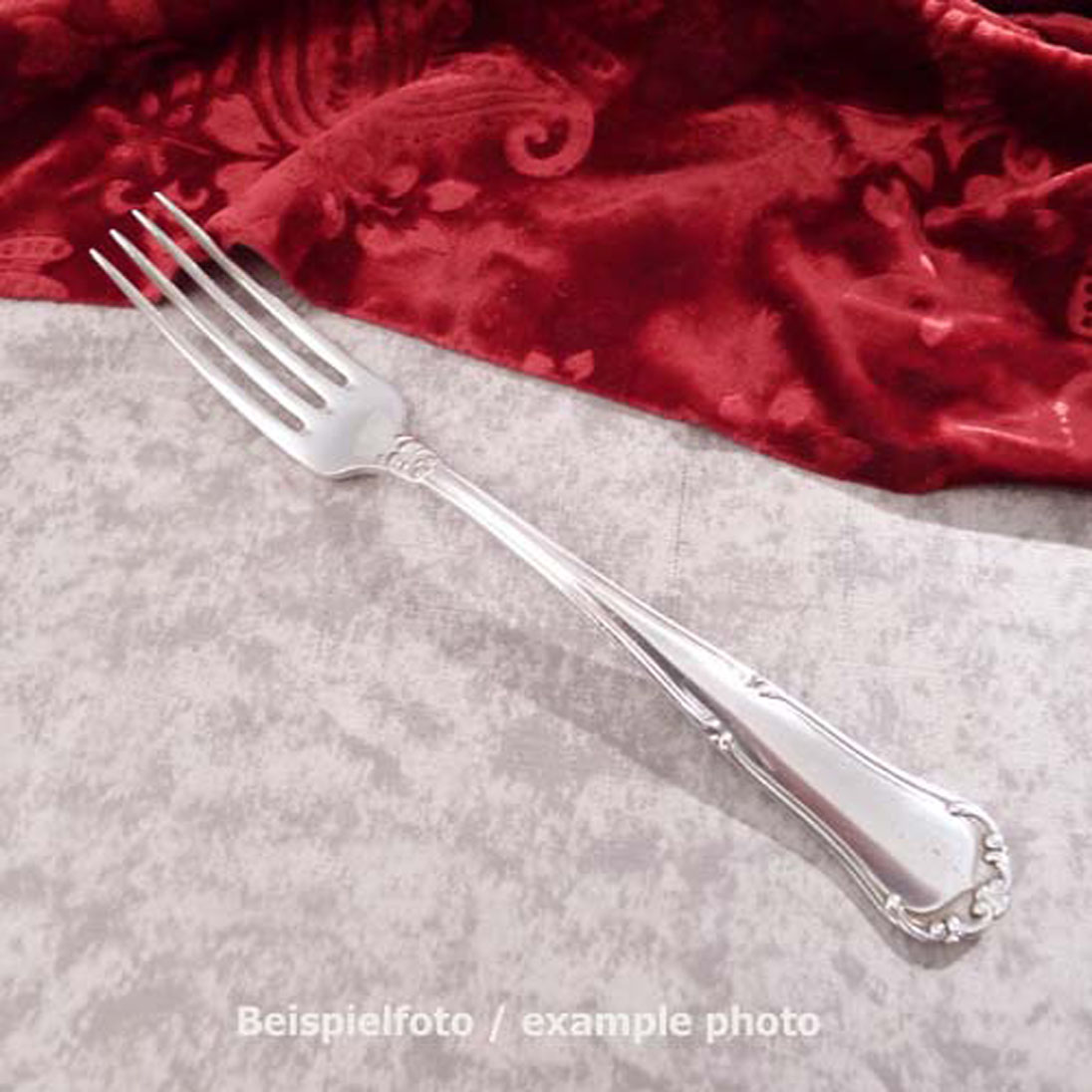 Wellner 405 Largo Tafelgabel 21cm 90 versilbert