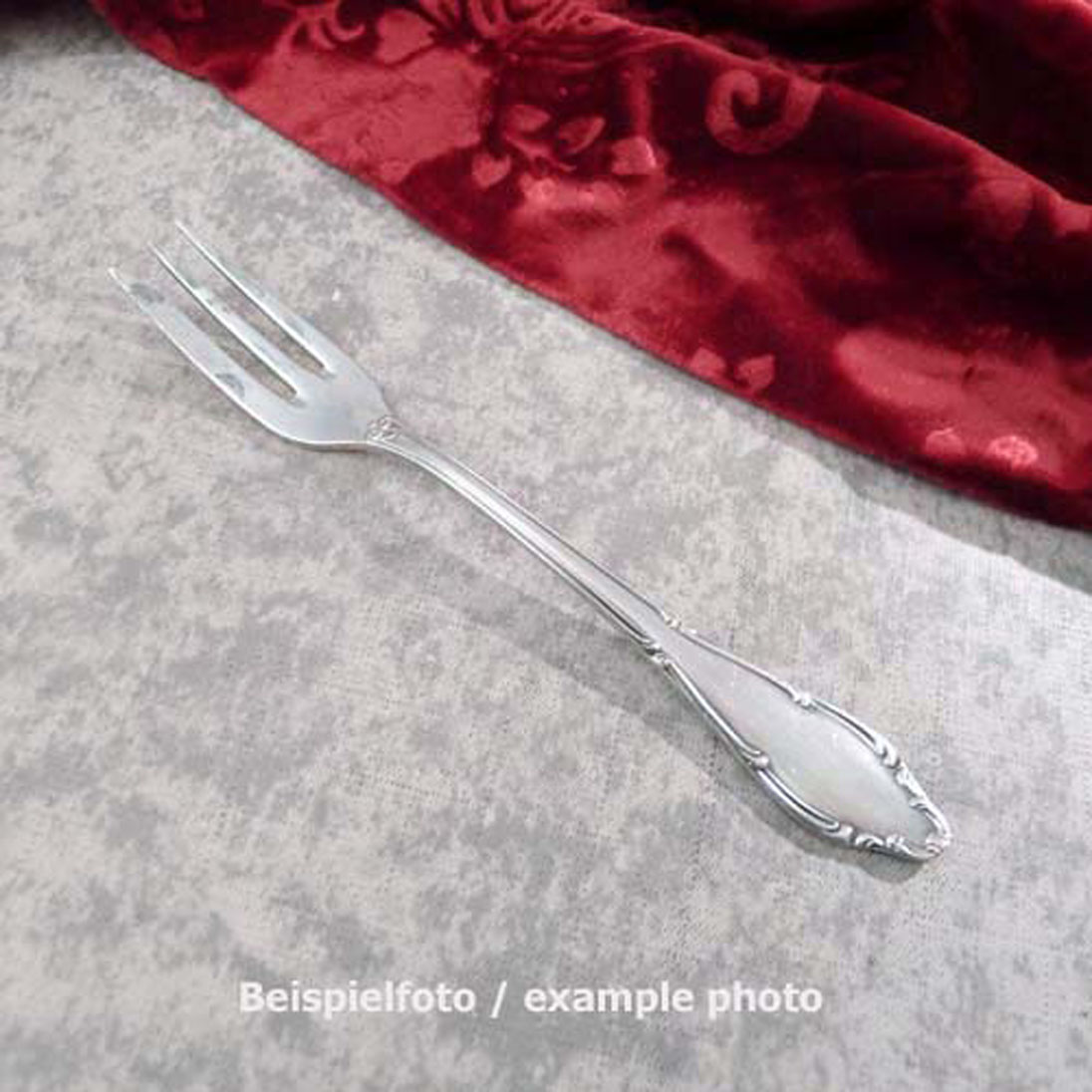 Wellner 398 Mozart Kuchengabel 15,8cm 90 versilbert