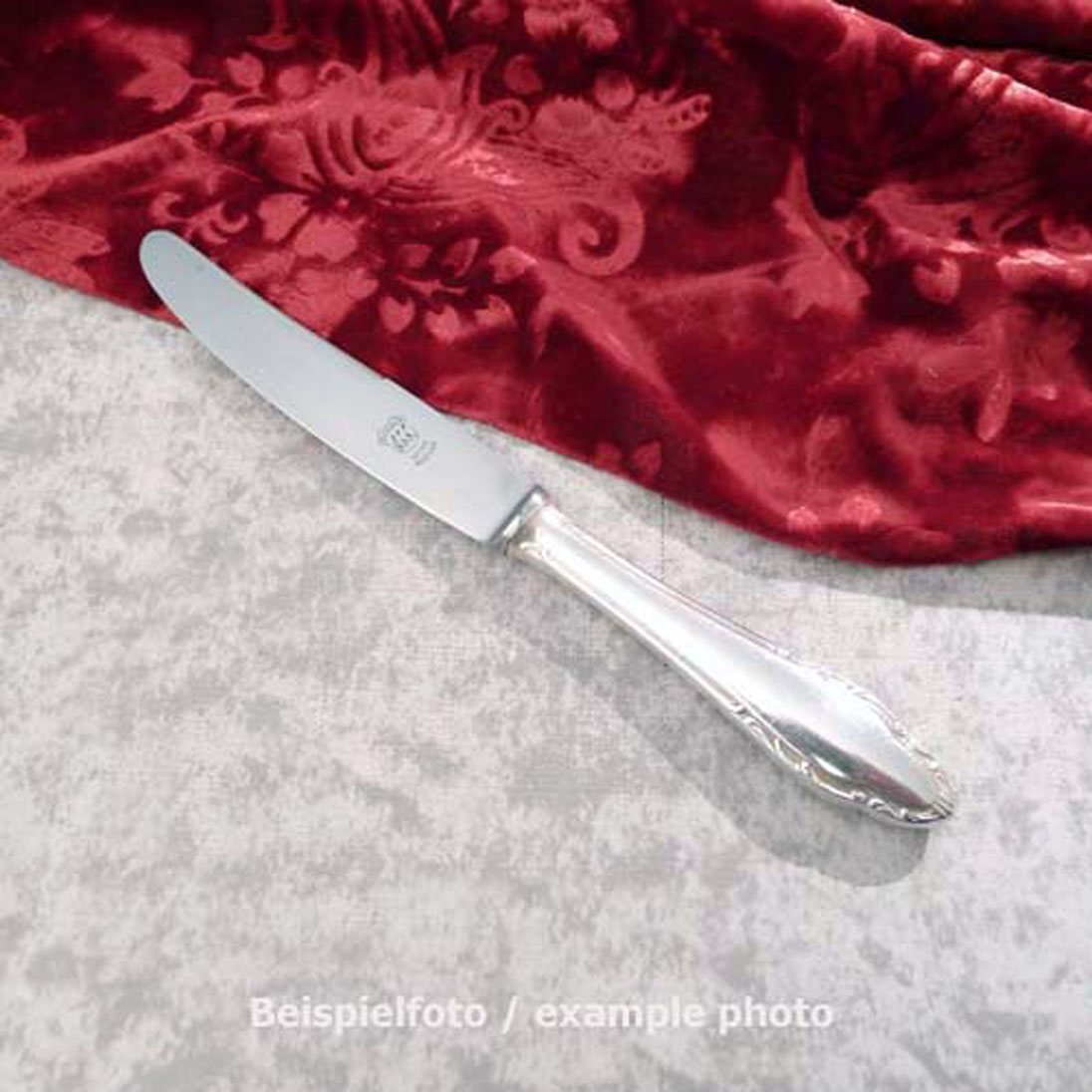 Wellner 410 Salzburg Dessertmesser 21,2cm 90 versilbert
