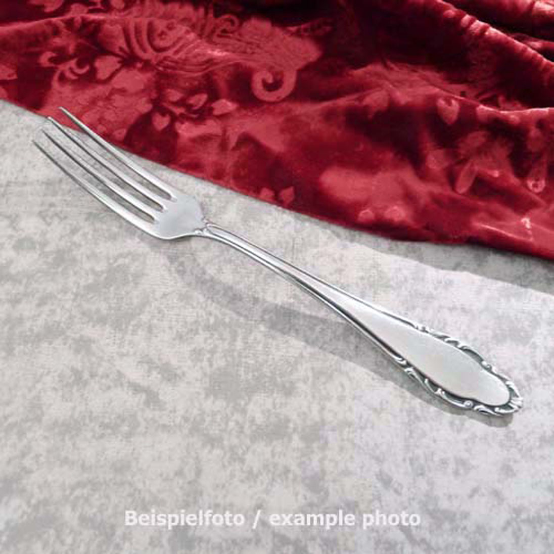 Wellner 410 Salzburg Tafelgabel 21,1cm 90 versilbert