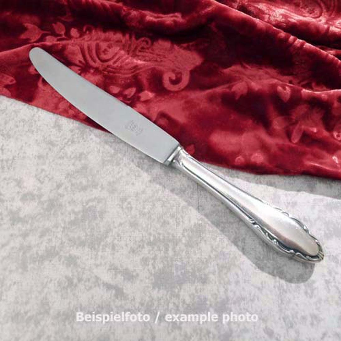 Wellner 410 Salzburg Tafelmesser 25,1cm 90 versilbert