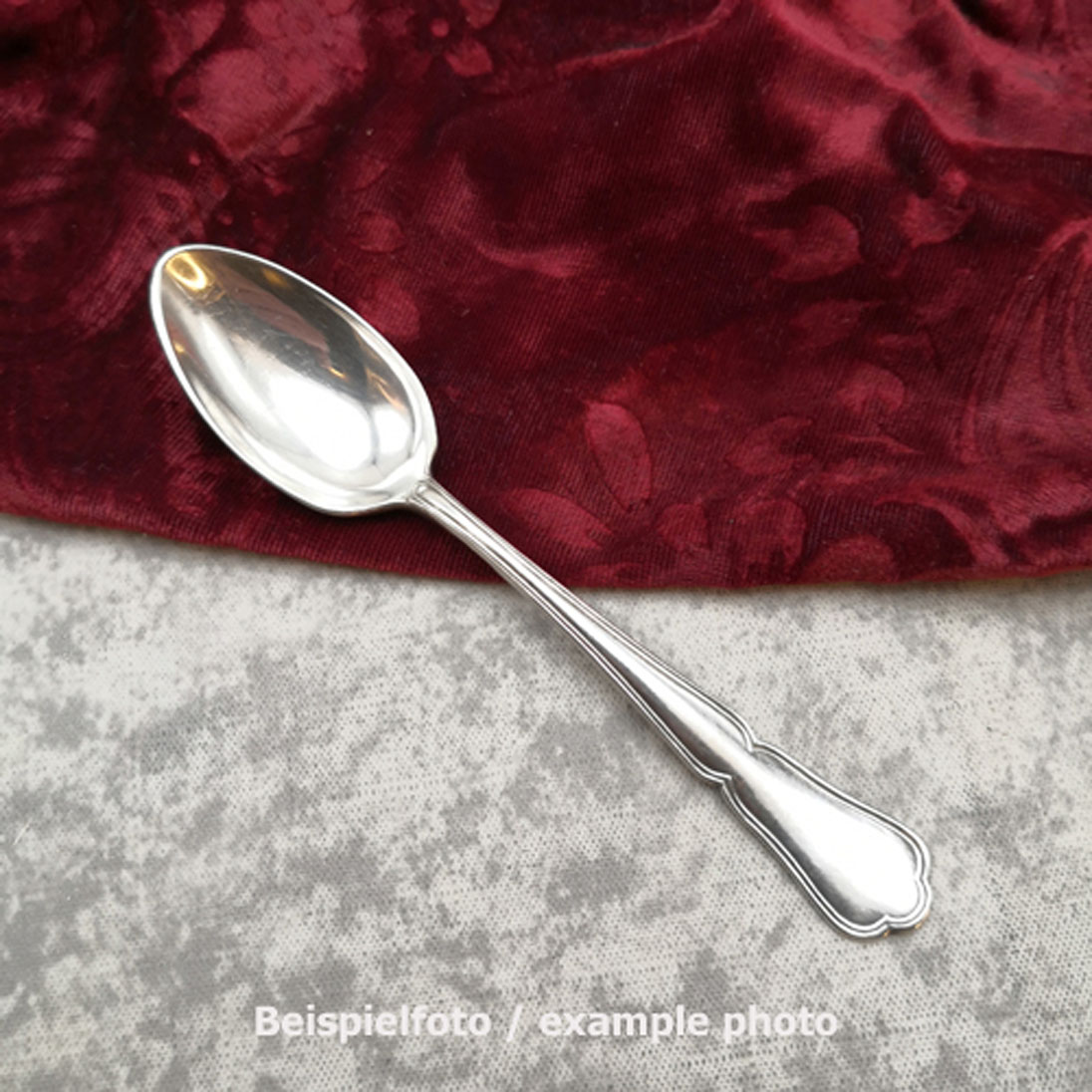 Wellner 291 Kaffeelöffel 13,4cm 90 versilbert