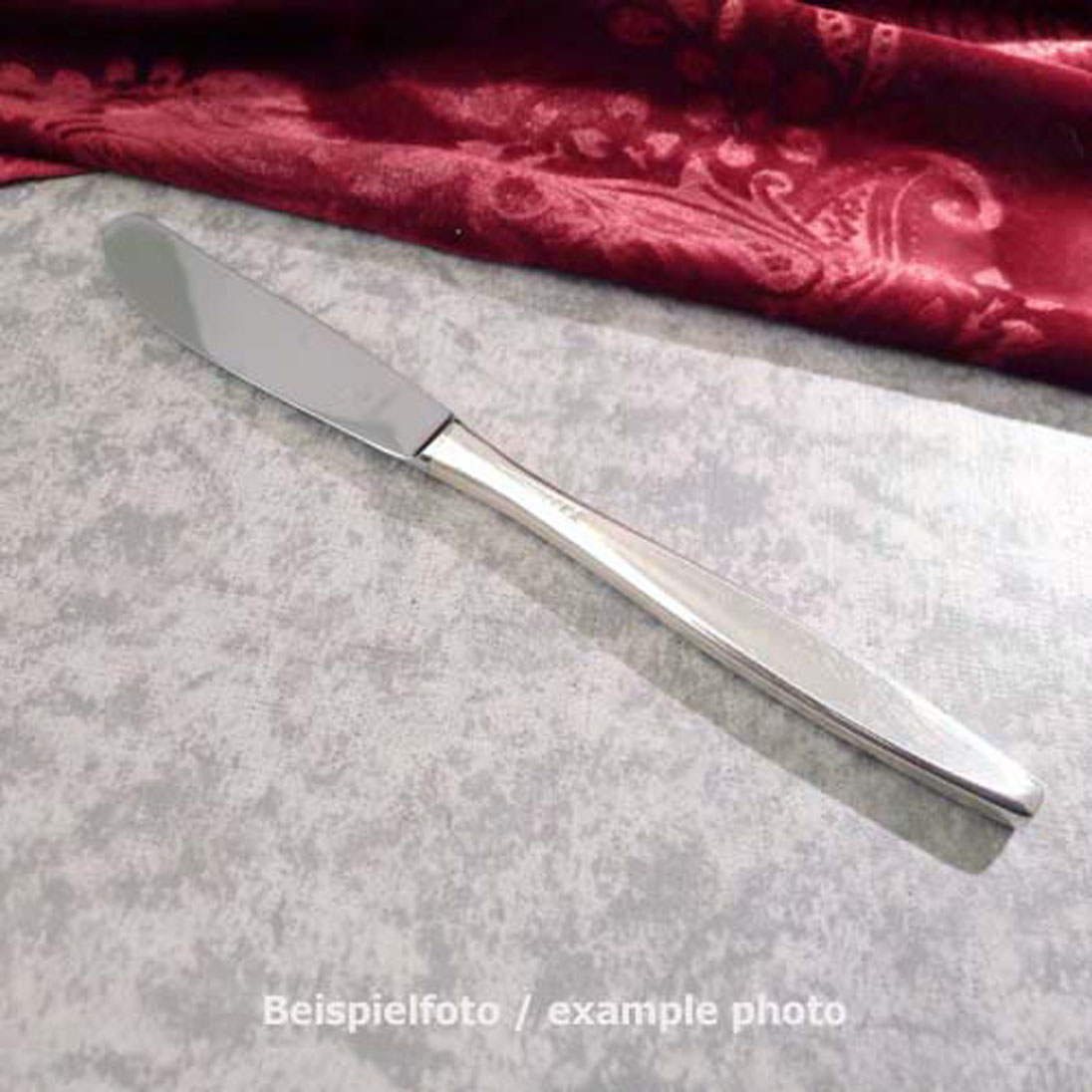 Wilkens Collier Tafelmesser 21,8cm Welle 90 versilbert