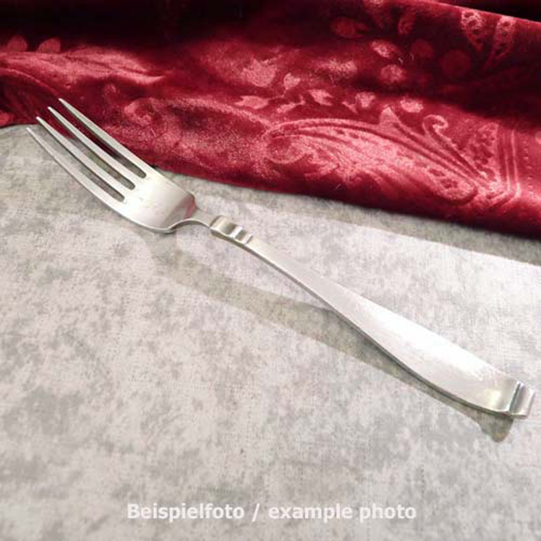 Wilkens Classic Art Deco Dessertgabel 17,3cm 90 versilbert