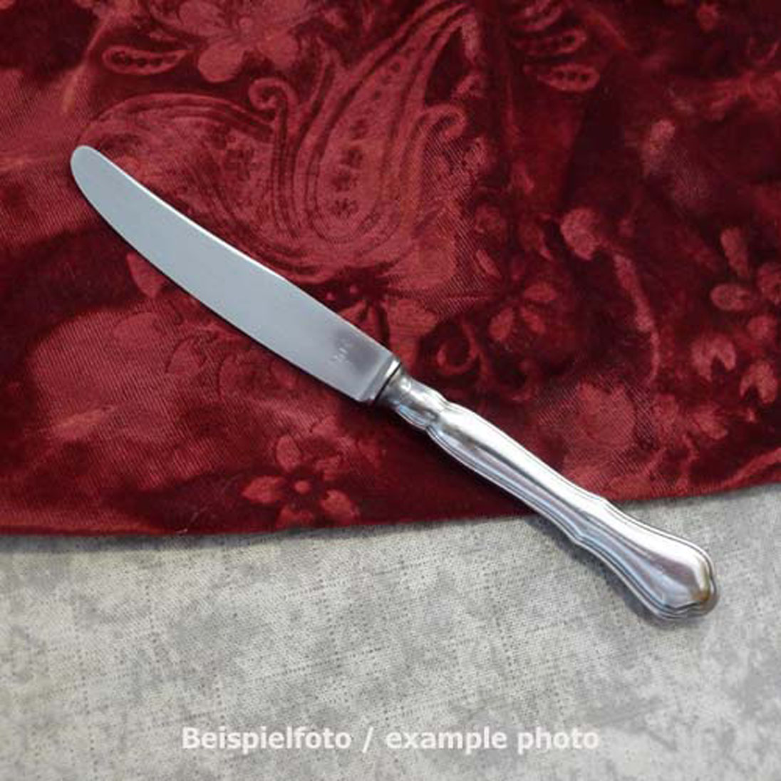 Wilkens August der Starke Obstmesser 17cm 90 versilbert