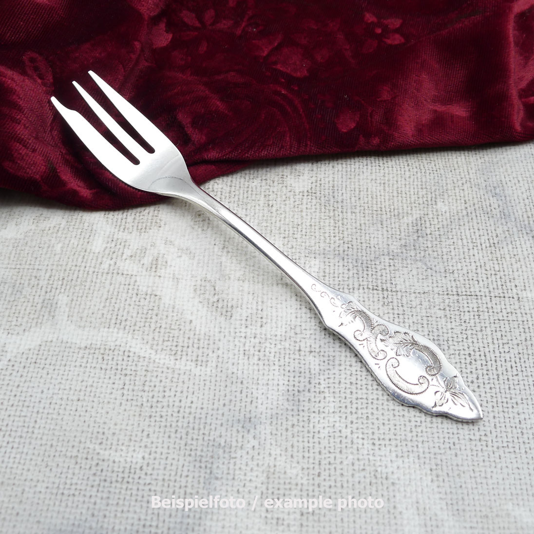 Wilkens Ostfriesen Kuchengabel 15cm 90 versilbert