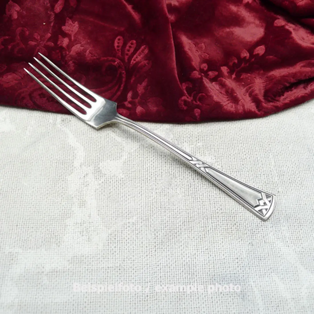 Erbe Ideal Jugendstil Dessertgabel 18,7cm 20 versilbert
