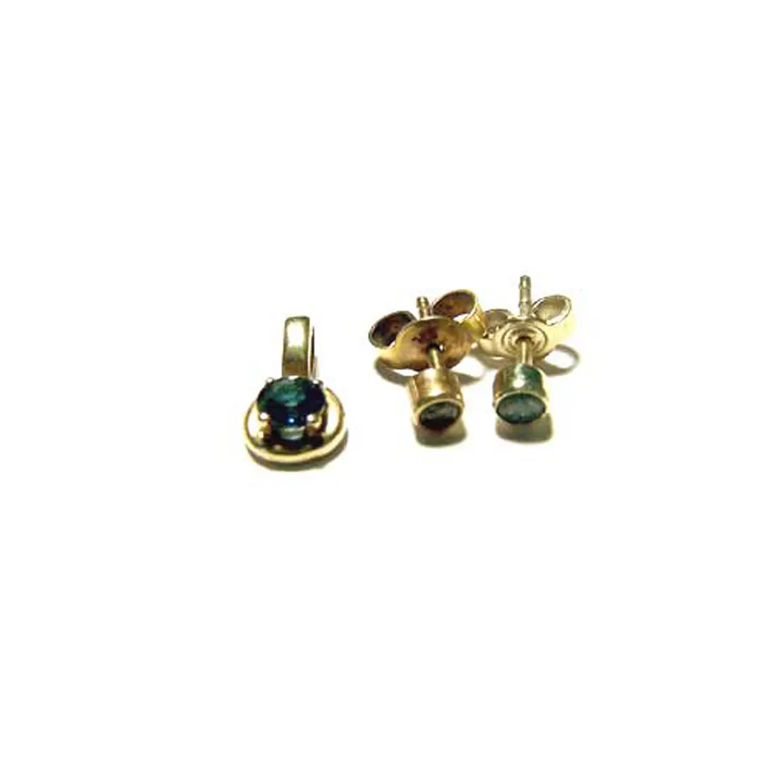 Set Ohrstecker & Anhänger 333 Gold