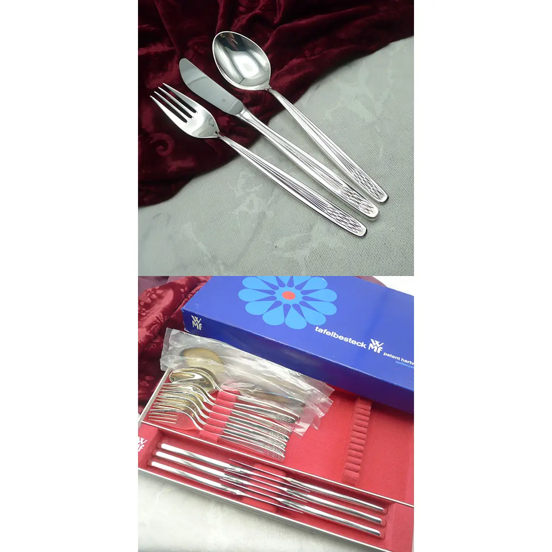 WMF Sevilla Tafelbesteck 6 Personen 90 versilbert