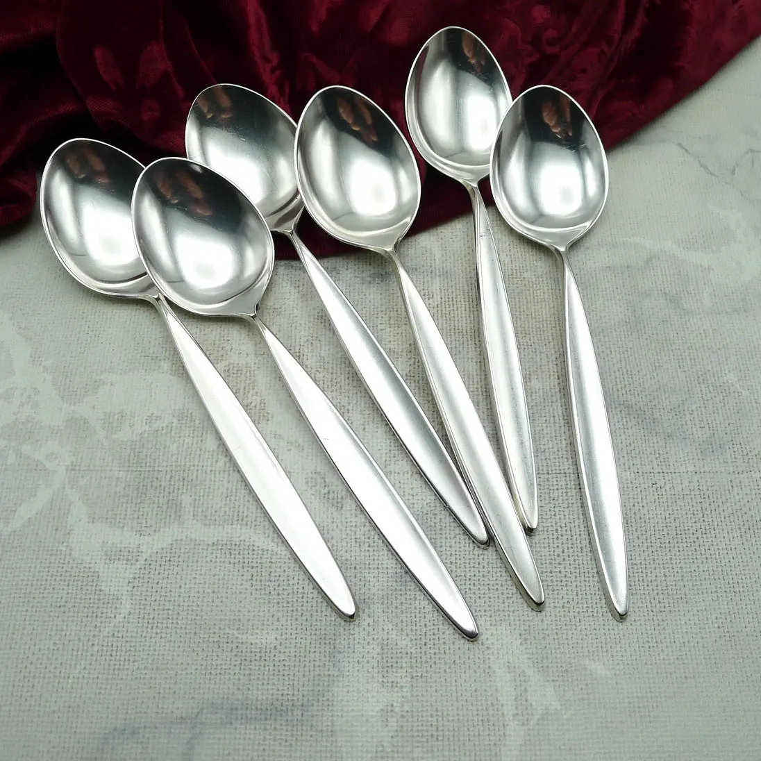 Bruckmann 766 Palace 6 Dessertlöffel 18,1cm 90 versilbert