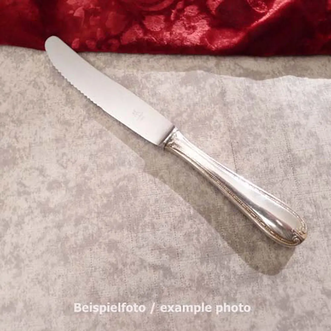 Wellner 286 Dessertmesser 19,9cm Wellenschliff 90 versilbert