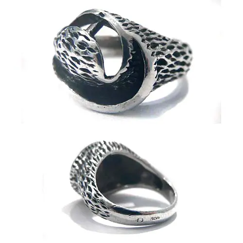 ungewöhnlicher Ring 925 Silber