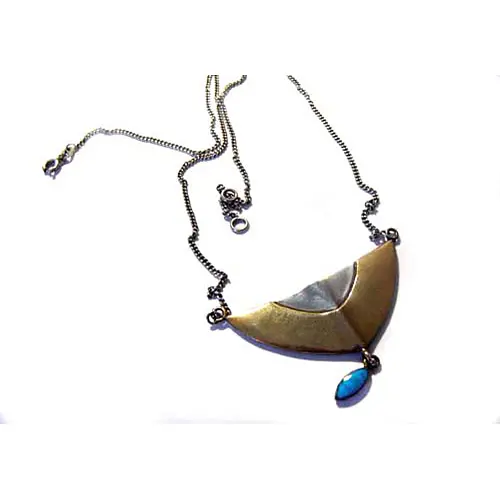 Indianische Kette 925 Silber mit Anhänger
