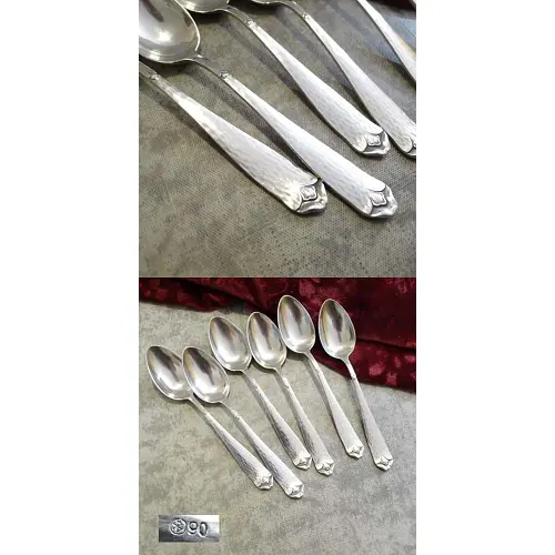 Koch und Bergfeld 66800 6 Teelöffel 12,8cm 90 versilbert Koch und Bergfeld 66800 6 Teelöffel 12,8cm 90 versilbert