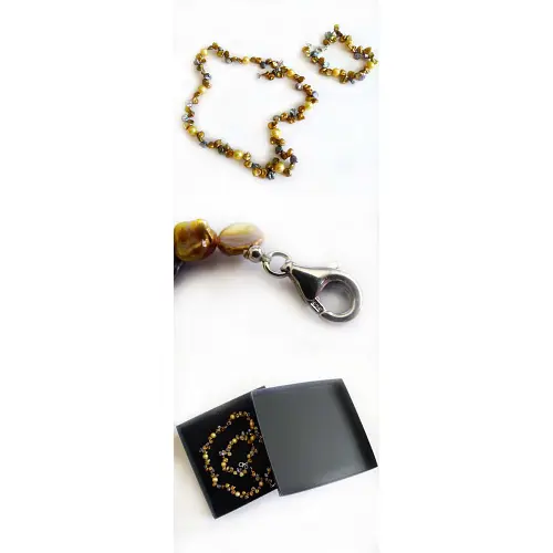 Armband & Kette 925 Silber mit Perlen und Steinen Armband & Kette 925 Silber mit Perlen und Steinen