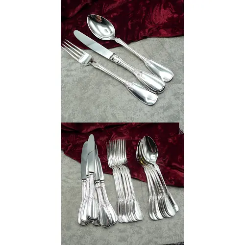 BSF Palais Tafelbesteck 6 Personen 90 versilbert BSF Palais Tafelbesteck 6 Personen 90 versilbert