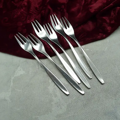 WMF Hamburg 6 Kuchengabeln 90 versilbert