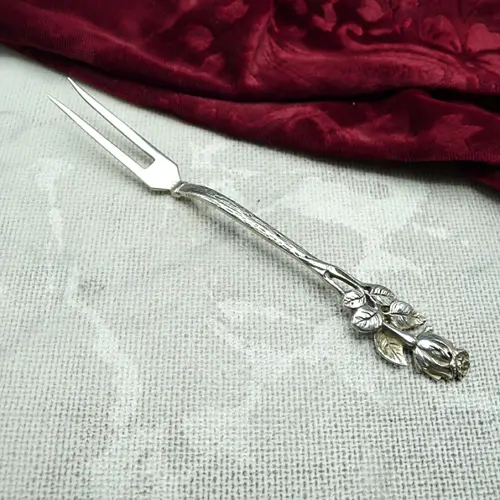 Hildesheimer Rose Cocktailgabel 800 Silber
