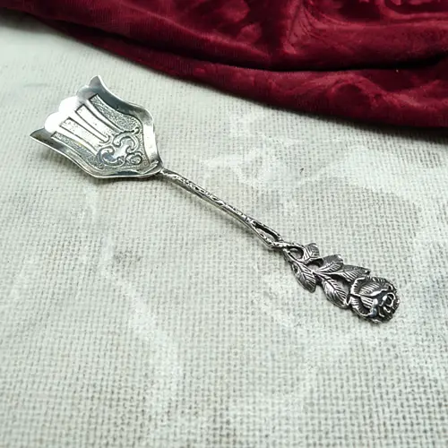 Hildesheimer Rose Zuckerschaufel 800 Silber