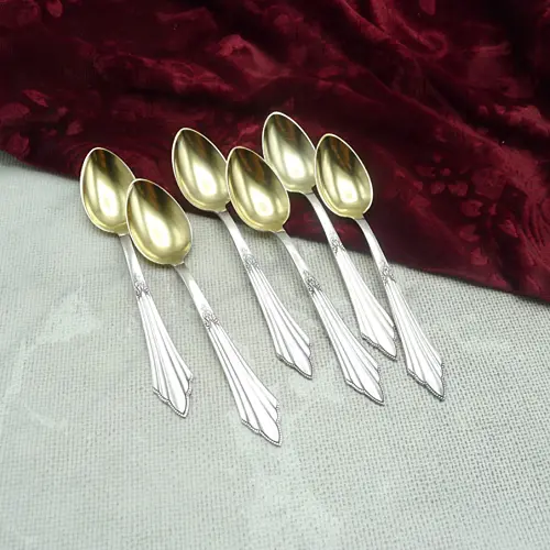 WMF 900 Fächer 6 Eierlöffel 10,7cm 90 versilbert WMF 900 Fächer 6 Eierlöffel 10,7cm 90 versilbert