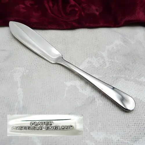 Buttermesser Sheffield versilbert