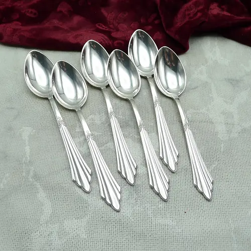 WMF 900 Fächer 6 Kaffeelöffel 90 versilbert WMF 900 Fächer 6 Kaffeelöffel 90 versilbert