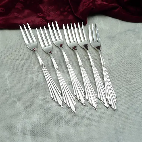 WMF 900 Fächer 6 Kuchengabeln 15,7cm 90 versilbert WMF 900 Fächer 6 Kuchengabeln 15,7cm 90 versilbert