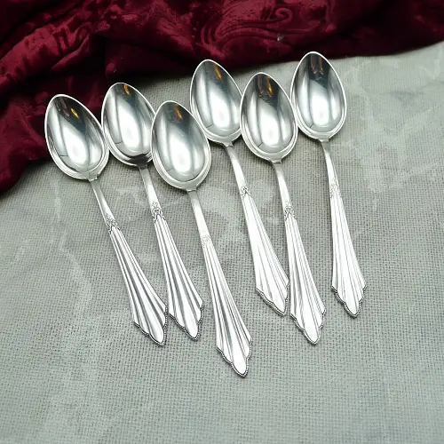 WMF 900 Fächer 6 Kaffeelöffel 90 versilbert