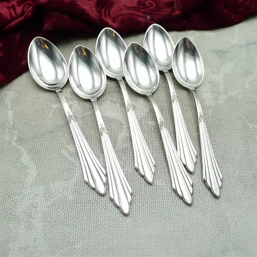 WMF 900 Fächer 6 Kaffeelöffel 90 versilbert