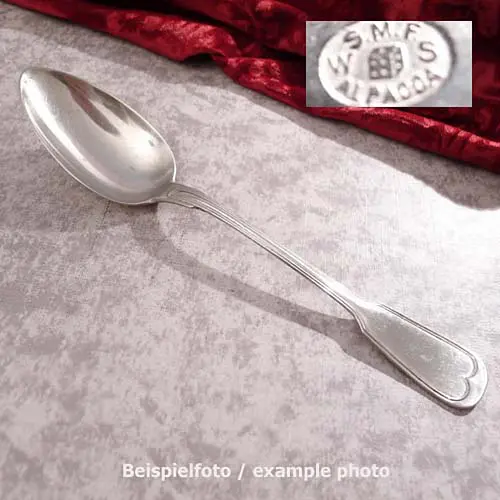 Wellner Augsburger Faden Tafellöffel 21,3cm Alpacca