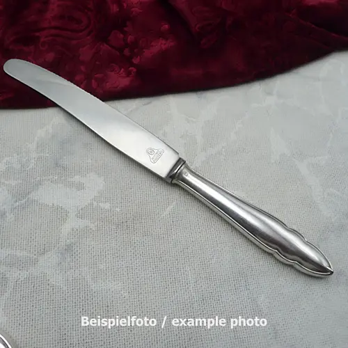 Bruckmann 610 Chippendale Tafelmesser 25,4cm W nicht rostend Welle 90 versilbert Bruckmann 610 Chippendale Tafelmesser 25,4cm W nicht rostend Welle 90 versilbert