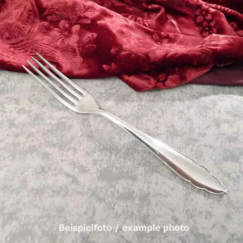 Bruckmann 610 Chippendale Tafelgabel 20,5cm 90 versilbert