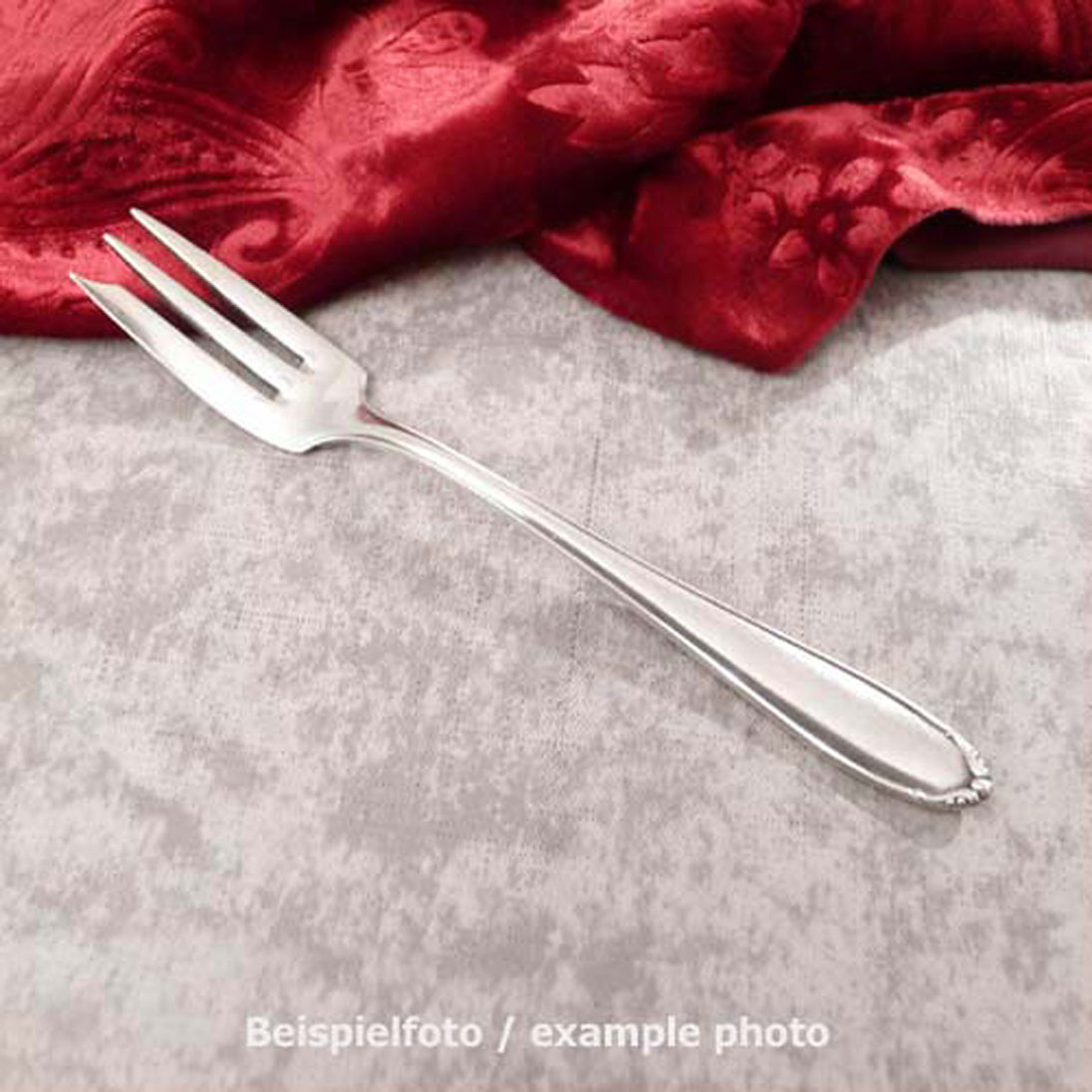 Bruckmann Party 90 versilbert eine Kuchengabel 15,4 cm 