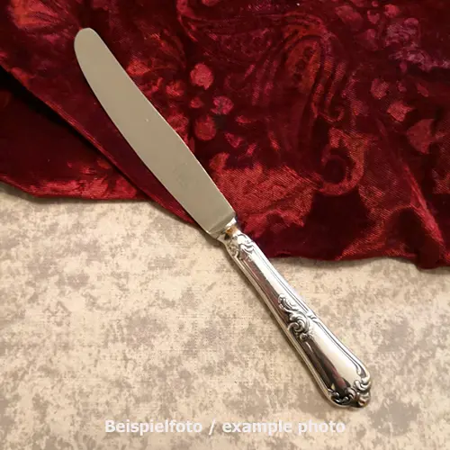 Bruckmann 415 Rokoko Dessertmesser 21cm 90 versilbert
