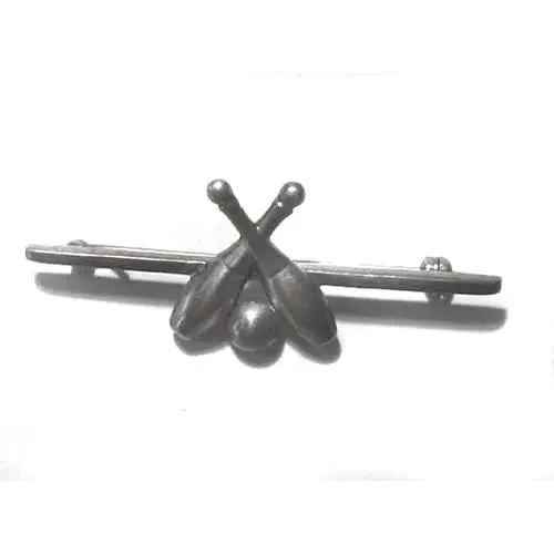 Brosche mit 2 Kegeln 800 Silber Brosche mit 2 Kegeln 800 Silber